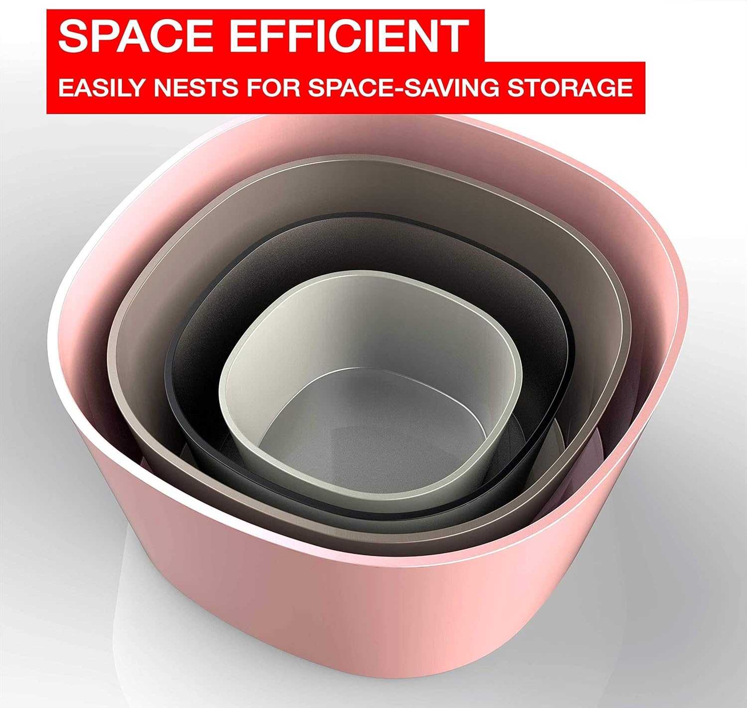 image:imageMueller Mixing Bowls 4Piece Nesting Bowls Set Food Prep Bowls European Made Microwave and Dishwasher Safe Mixing Bowl Set