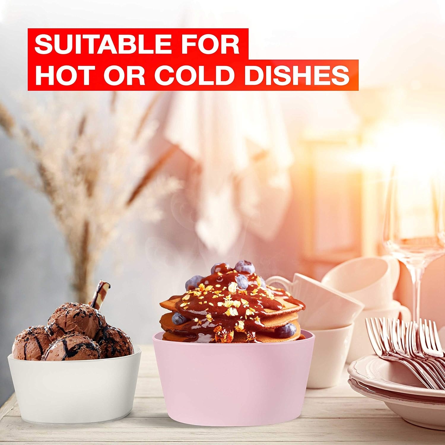 image:imageMueller Mixing Bowls 4Piece Nesting Bowls Set Food Prep Bowls European Made Microwave and Dishwasher Safe Mixing Bowl Set