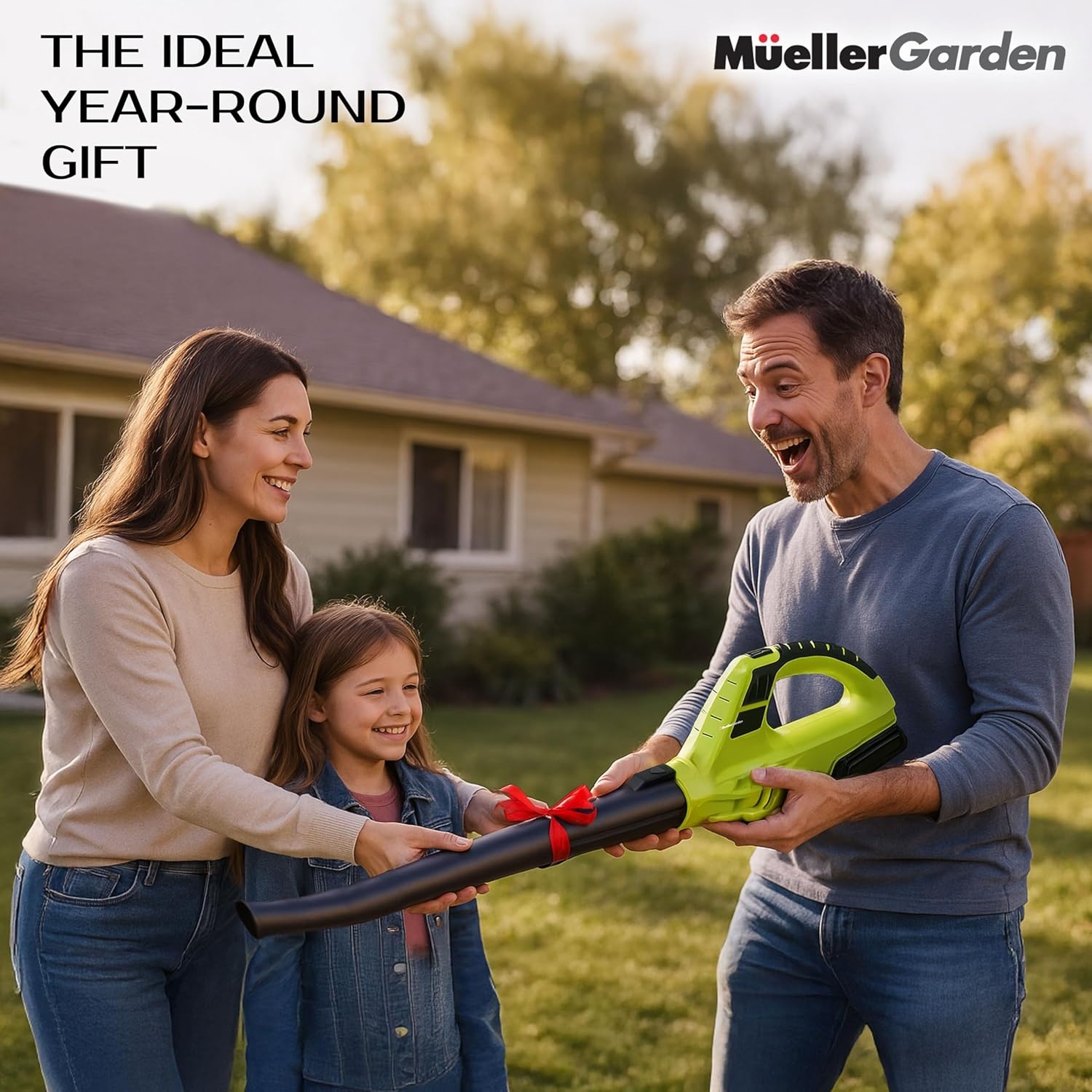 image:imageMueller UltraStorm Cordless Leaf Blower 2 Batteries Included for 2X Runtime 140 MPH 20V Brushless Motor 33 lb Lightweight 2Speed Variable 1Hour Fast Charge for Lawn Patio Driveway amp SnowGreen