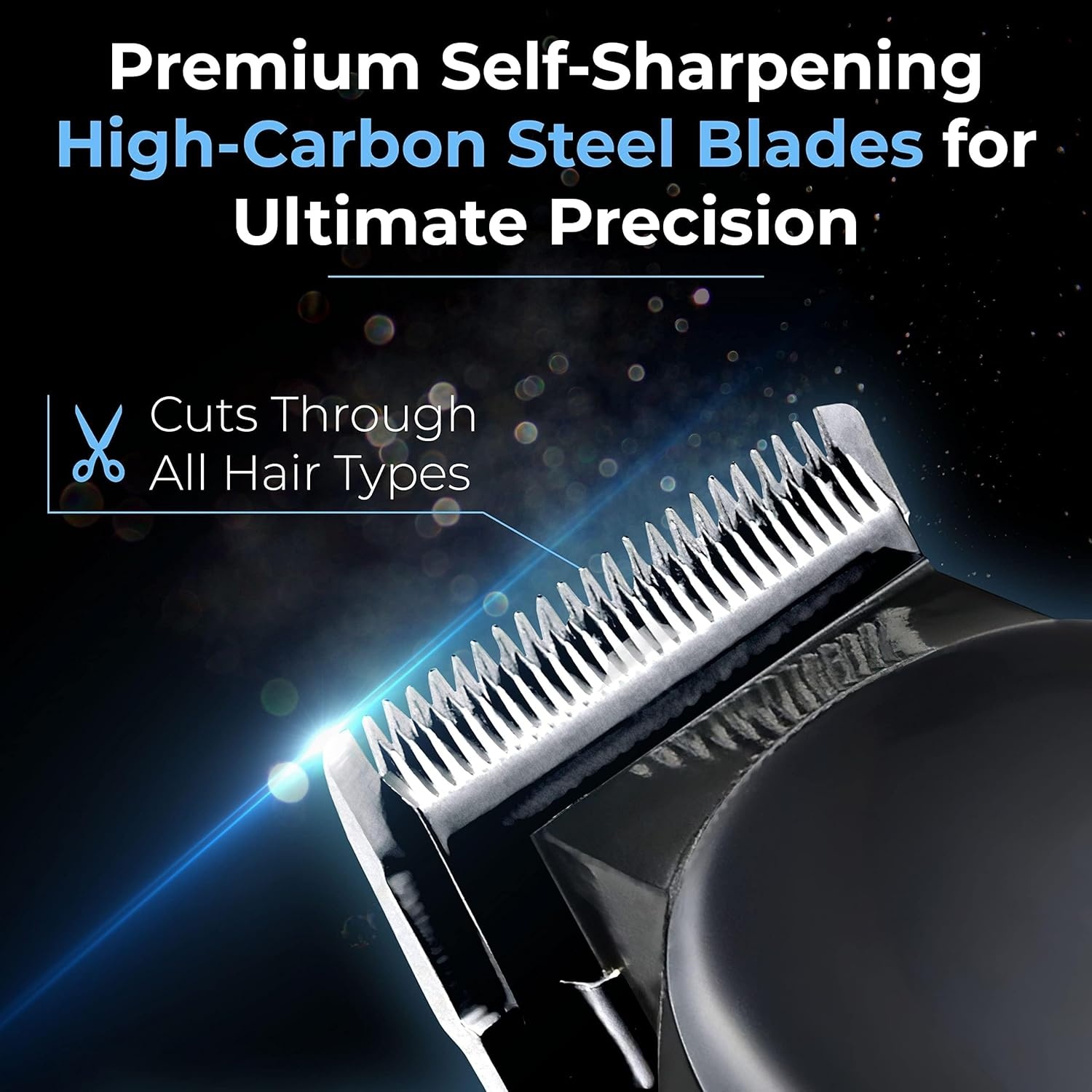 image:imageMueller Ultragroom Professional Hair Clippers for Men with Colored Design Hair Trimmer for Men 12 Guide Combs Trimmer for Hair Beards Head Body and Face